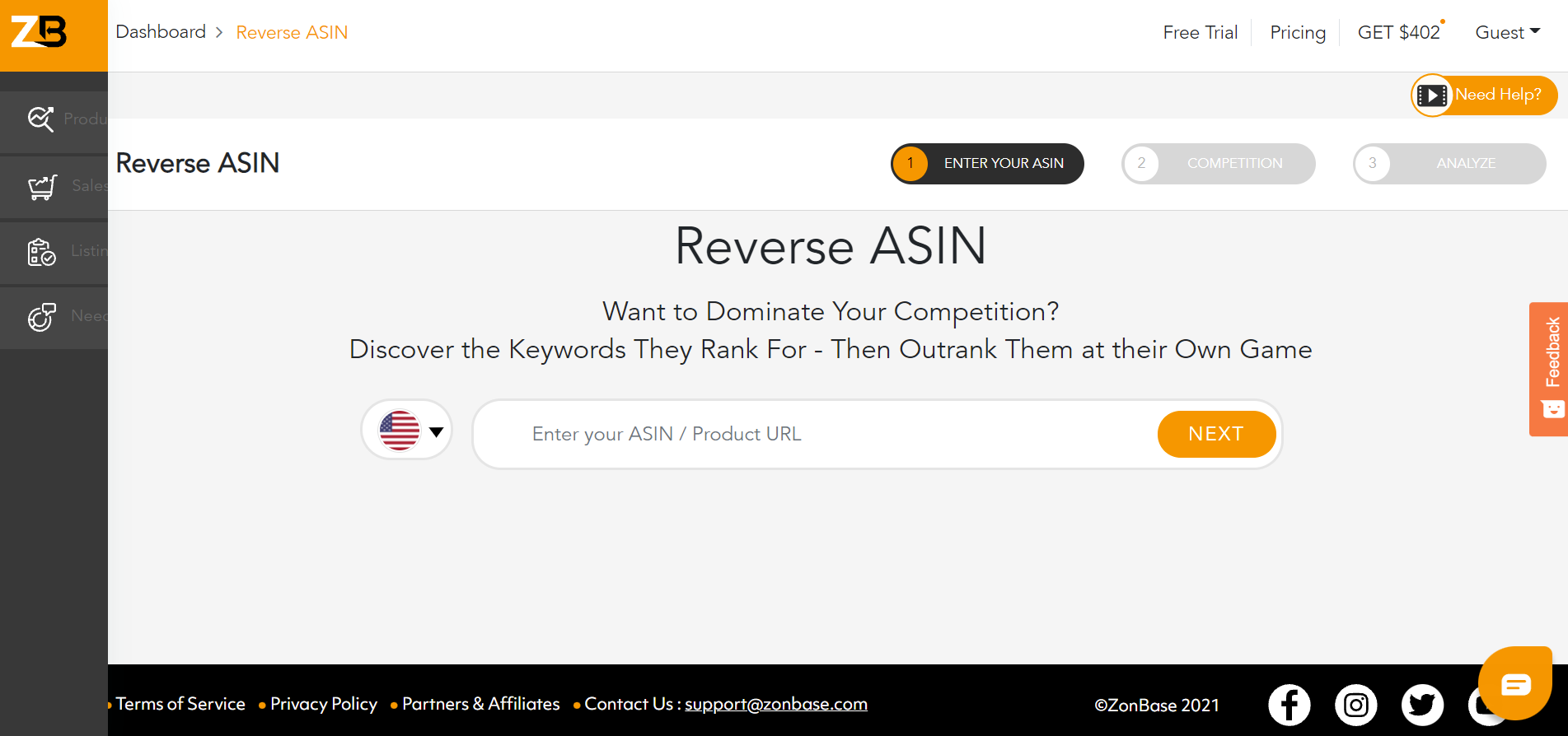reverse ASIN tool