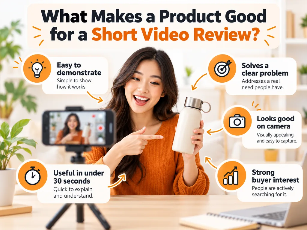What makes a product good for a short video review