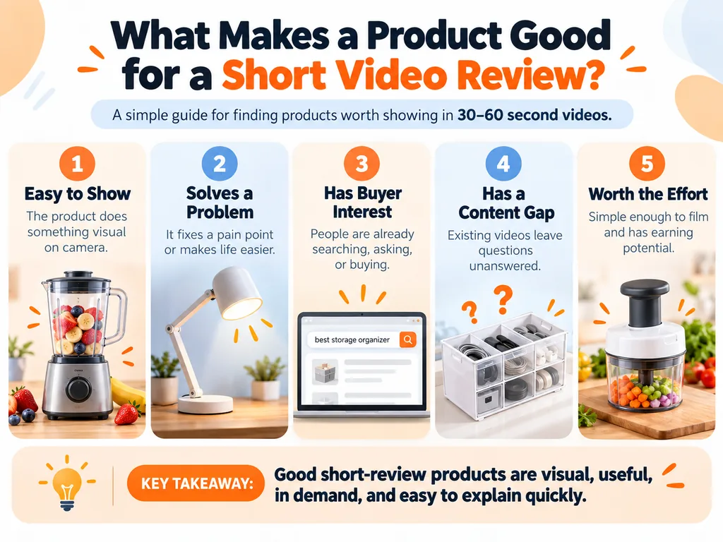 What Makes a Product Good for a Short Video Review? What makes a product good for a short video review