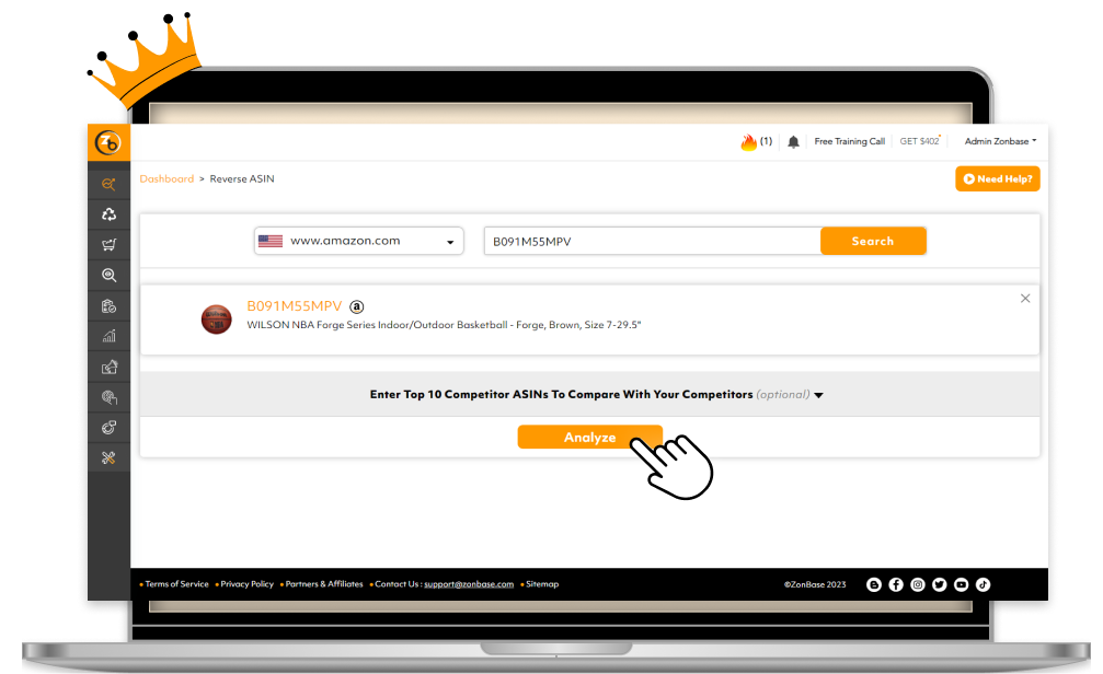 Reverse asin amazon tool zonbase